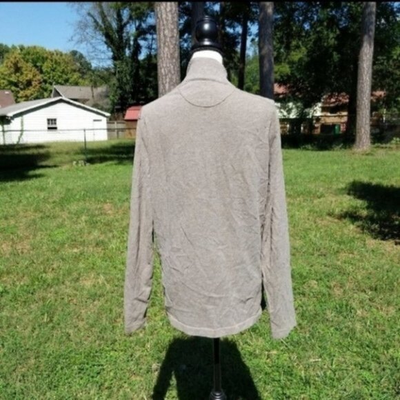 J. Crew Sueded Jersey Half Zip Mens Sweater M - Picture 4 of 7